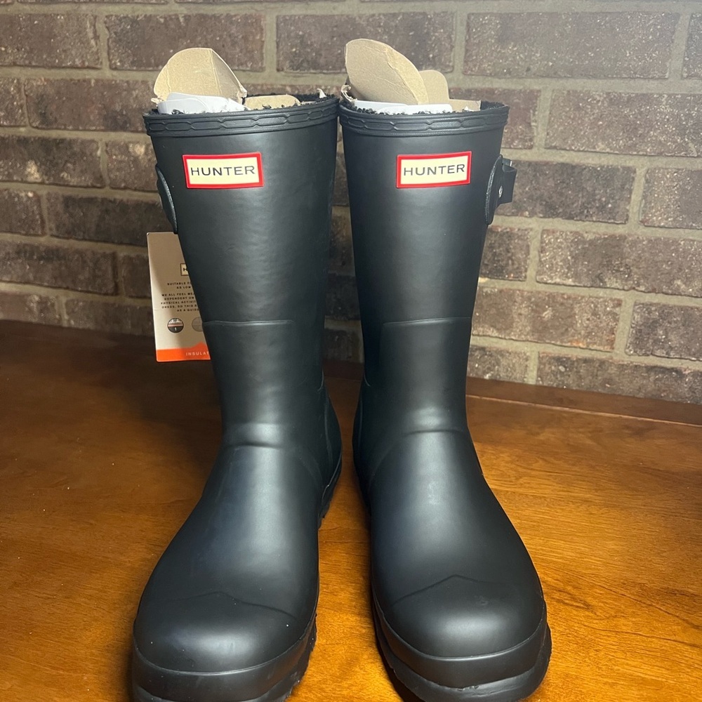 Brand New Hunter Classic Black Waterproof Boots